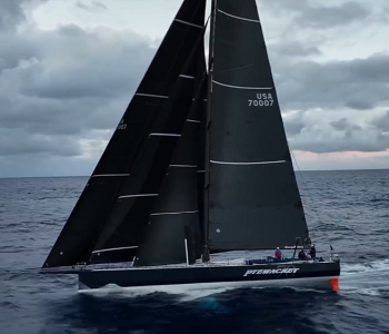 Racing sailing yacht Pyewacket 70