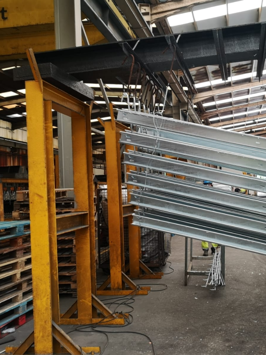 ejemplo uso esperador industrial en procesos de galvanizado